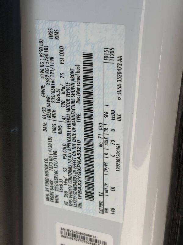 2023 Ford Transit 350 XLT