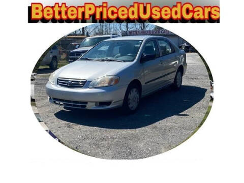 2004 Toyota Corolla for sale at Better Priced Used Cars in Frankford DE