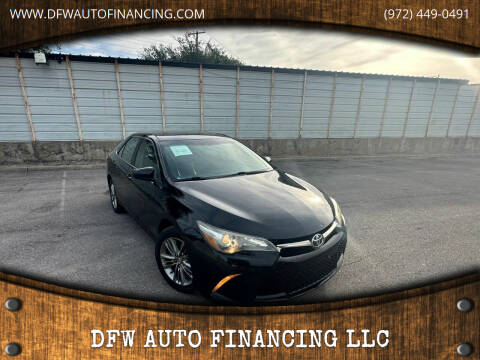 2015 Toyota Camry for sale at DFW AUTO FINANCING LLC in Dallas TX