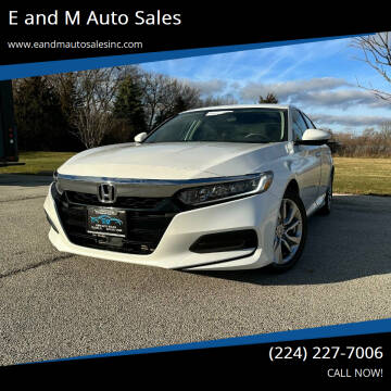 2019 Honda Accord for sale at E and M Auto Sales in Elgin IL