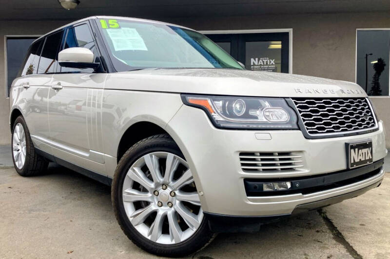 2015 Land Rover Range Rover for sale at AUTO NATIX in Tulare CA