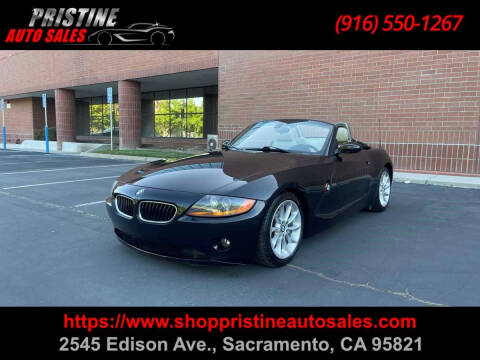 2003 BMW Z4 for sale at Pristine Auto Sales in Sacramento CA