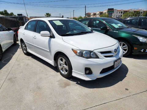 2013 Toyota Corolla for sale at E and M Auto Sales in Bloomington CA