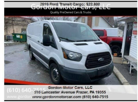 2016 Ford Transit for sale at Gordon Motor Cars, LLC in Frazer PA