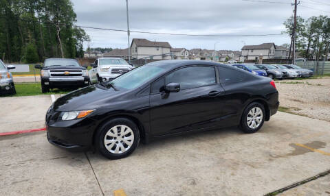 2012 Honda Civic for sale at ALWAYS MOTORS in Spring TX