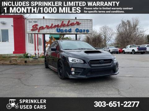 2017 Subaru WRX for sale at Sprinkler Used Cars in Longmont CO