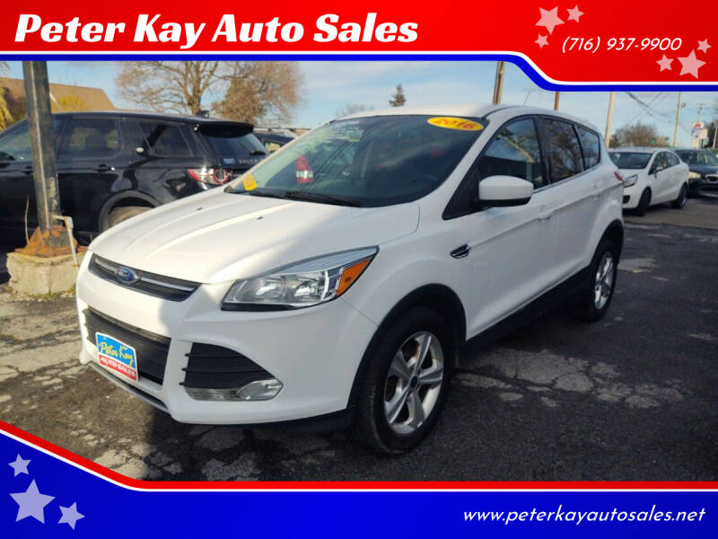 2016 Ford Escape for sale at Peter Kay Auto Sales in Alden NY