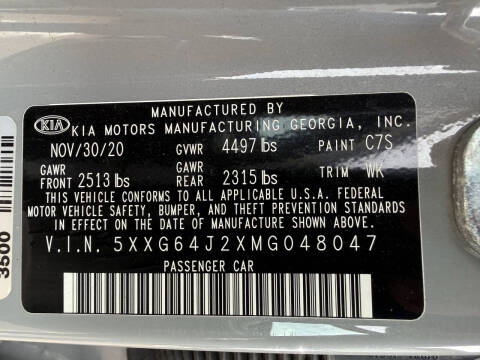2021 Kia K5 GT-Line