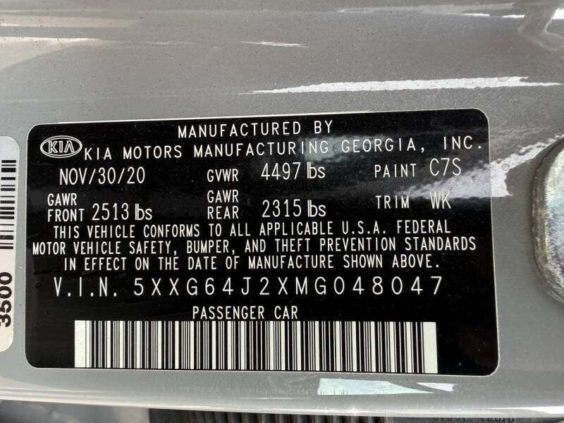 2021 Kia K5 GT-Line