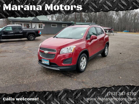 2015 Chevrolet Trax for sale at Marana Motors in Princeton MN