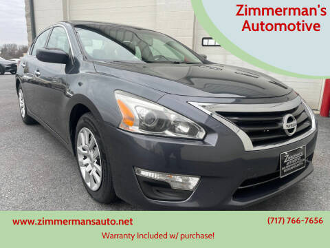 2013 Nissan Altima for sale at Zimmerman's Automotive in Mechanicsburg PA