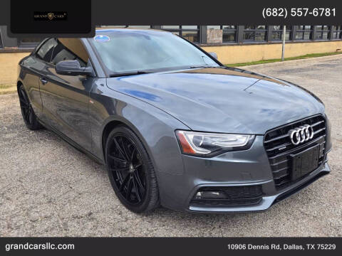 2013 Audi A5 for sale at GRAND CARS in Dallas TX