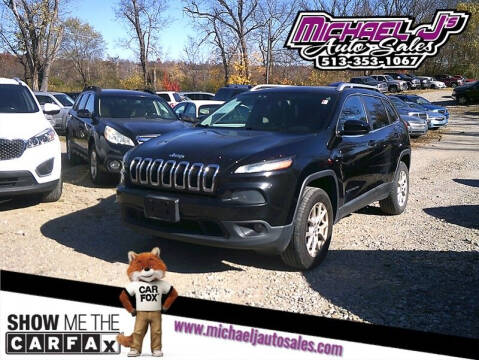 2014 Jeep Cherokee for sale at MICHAEL J'S AUTO SALES in Cleves OH