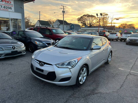 2012 Hyundai Veloster for sale at AutoPro Virginia LLC in Virginia Beach VA