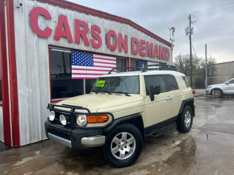 2008 Toyota FJ Cruiser for sale at Cars On Demand 2 in Pasadena TX