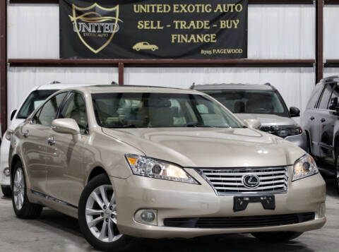 2012 Lexus ES 350 for sale at United Exotic Auto in Houston TX