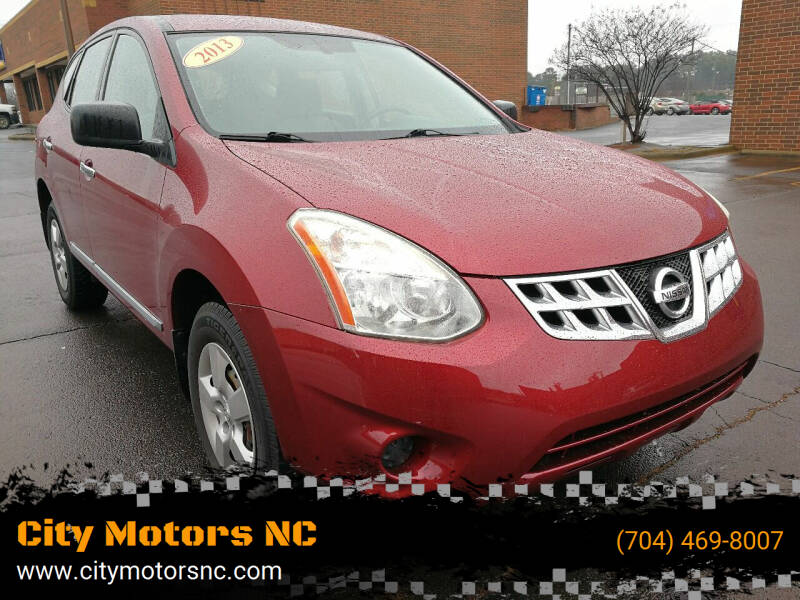 2013 Nissan Rogue for sale at CITY MOTORS NC 1 in Harrisburg NC