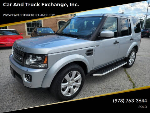 2014 Land Rover LR4 for sale at Car and Truck Exchange, Inc. in Rowley MA