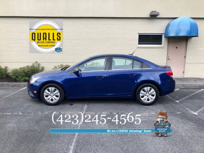 2012 Chevrolet Cruze for sale at Qualls Motor Company in Kingsport TN