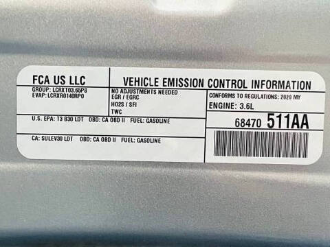 2020 Chrysler Pacifica Touring L 35th Anniversary