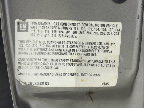 2002 Chevrolet Silverado 3500