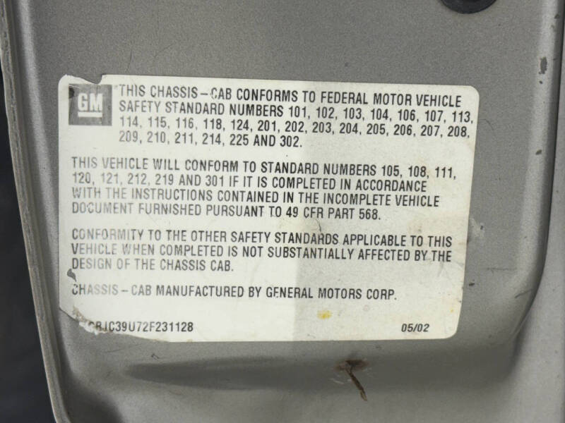 2002 Chevrolet Silverado 3500