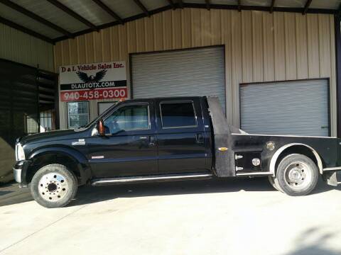 2007 Ford F-450 Super Duty for sale at D & L Vehicle Sales Inc. in Valley View TX
