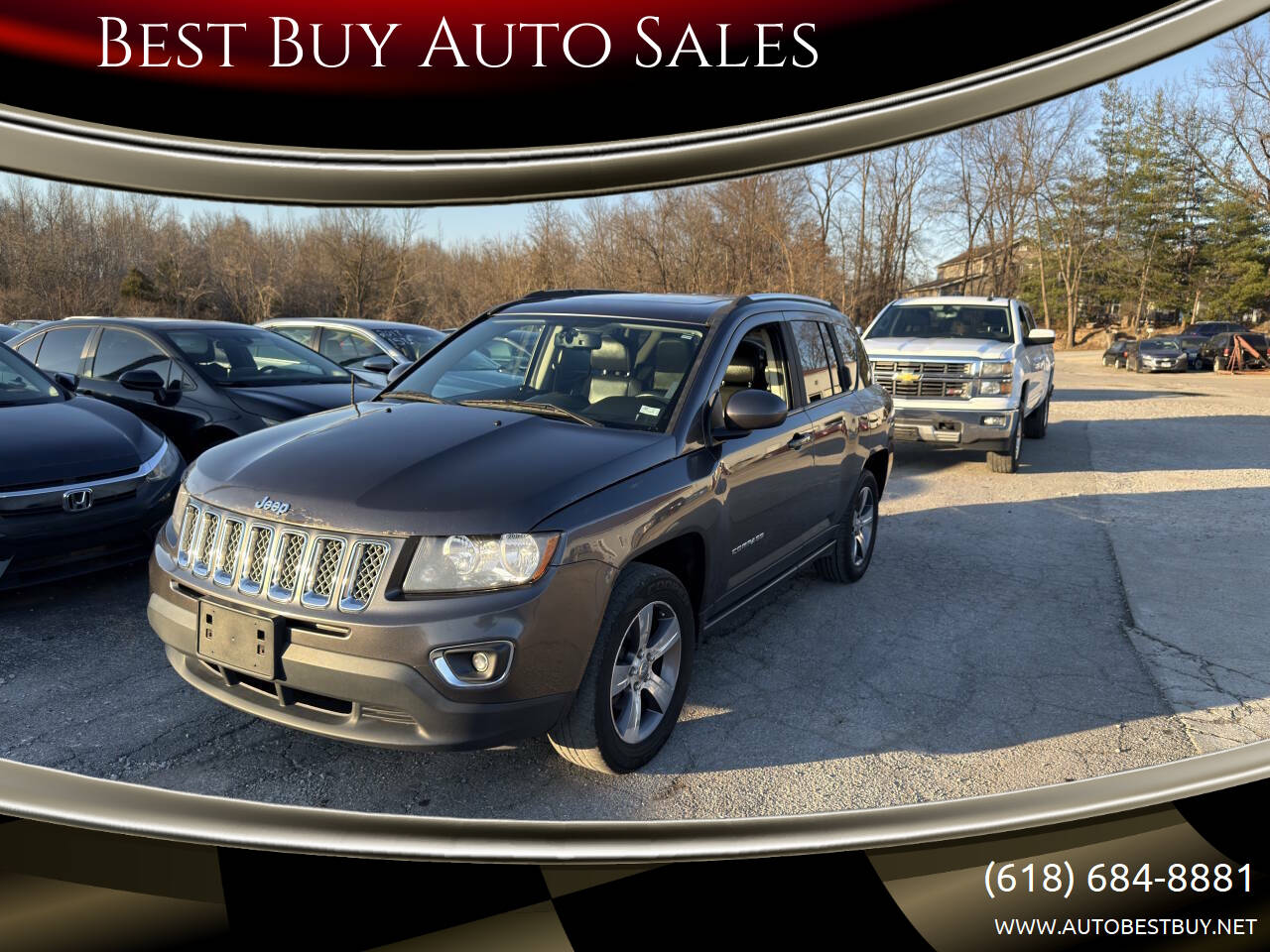Gray 2016 Jeep Compass High Altitude 4x4 High Altitude 4dr SUV 1