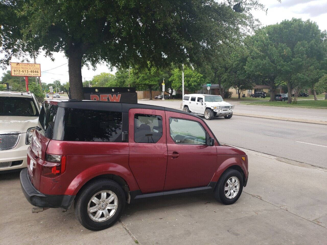 Dk. Red 2007 Honda Element EX AWD EX 4dr SUV 5A 2