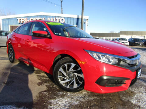 2018 Honda Civic for sale at TRI CITY AUTO SALES LLC in Menasha WI
