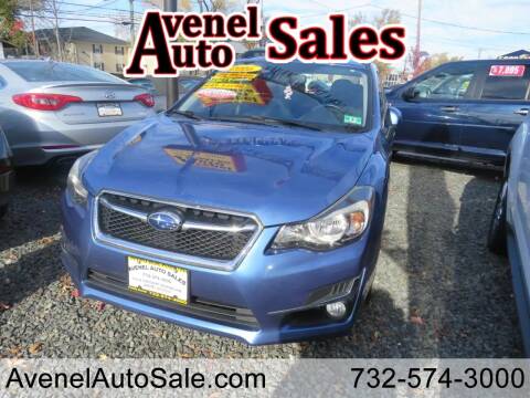 2016 Subaru Impreza for sale at Avenel Auto Sales in Avenel NJ