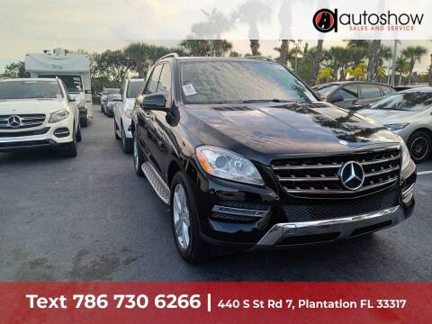 2015 Mercedes-Benz M-Class for sale at AUTOSHOW SALES & SERVICE in Plantation FL