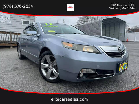 2012 Acura TL for sale at ELITE AUTO SALES, INC in Methuen MA
