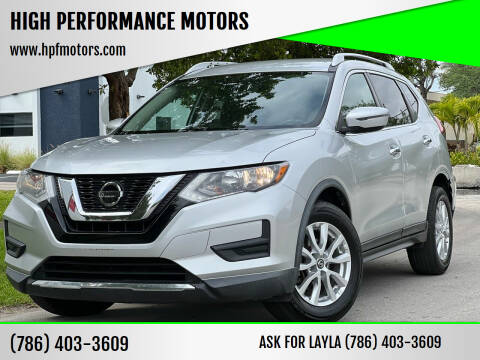 2018 Nissan Rogue for sale at HIGH PERFORMANCE MOTORS in Hollywood FL