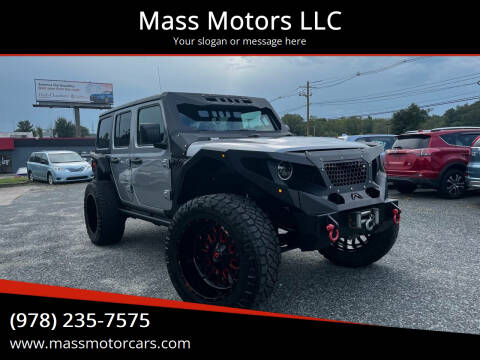 2020 Jeep Wrangler Unlimited for sale at Mass Motors LLC in Worcester MA