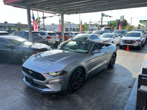 2020 Ford Mustang for sale at American Auto Sales in Hialeah FL