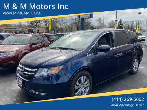 2014 Honda Odyssey for sale at M & M Motors Inc in West Allis WI