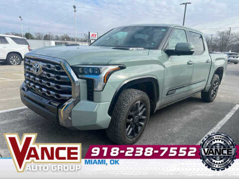 2024 Toyota Tundra for sale at Vance Fleet Services in Guthrie OK