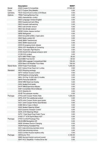 2026 MINI Convertible Cooper S