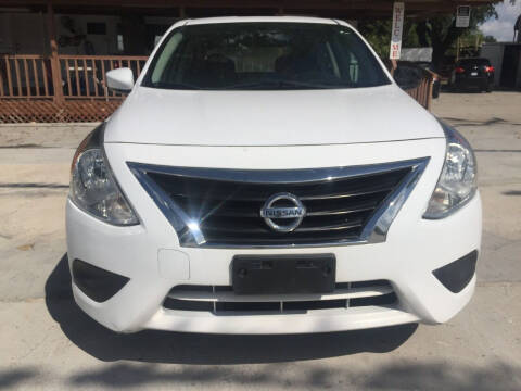 2015 Nissan Versa for sale at J & F AUTO SALES in Houston TX