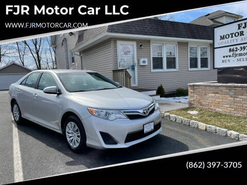2013 Toyota Camry for sale at FJR Motor Car LLC in Mine Hill NJ
