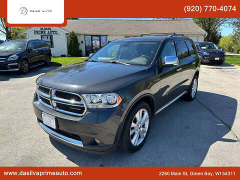 2011 Dodge Durango for sale at Da Silva Prime Auto in Green Bay WI