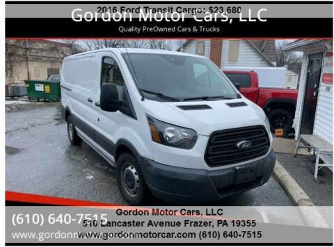 2016 Ford Transit Cargo for sale at Gordon Motor Cars, LLC in Frazer PA