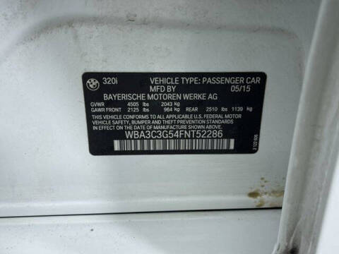 2015 BMW 3 Series 320i xDrive