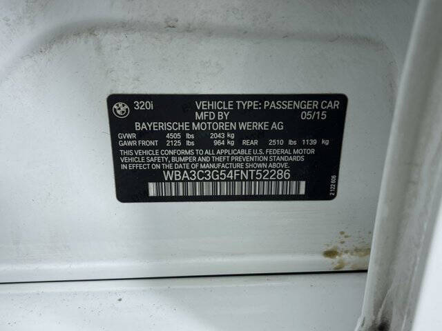2015 BMW 3 Series 320i xDrive