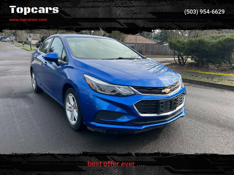 2017 Chevrolet Cruze for sale at Topcars in Wilsonville OR