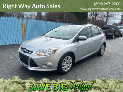 2012 Ford Focus for sale at Right Way Auto Sales in Westampton NJ