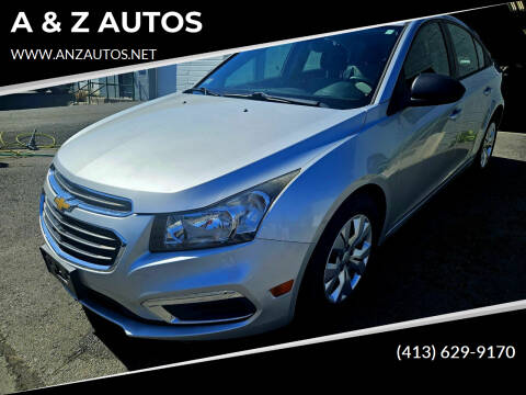 2015 Chevrolet Cruze for sale at A & Z AUTOS in Westfield MA