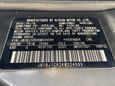 2019 Nissan Rogue Sport S