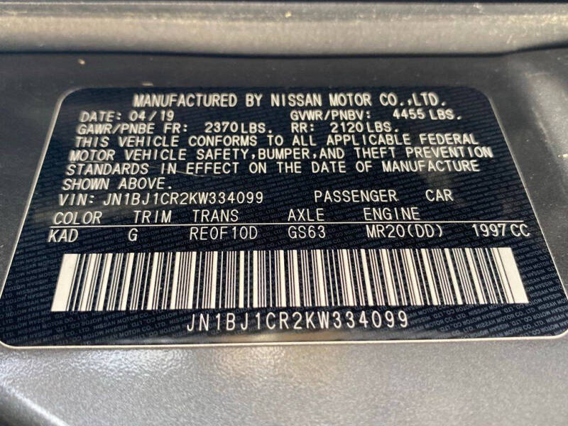 2019 Nissan Rogue Sport S